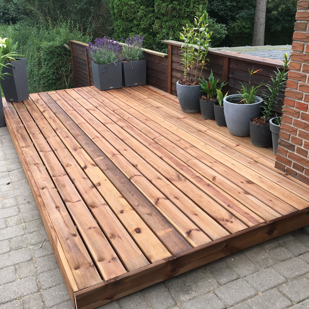 Patio Decking in Heswall