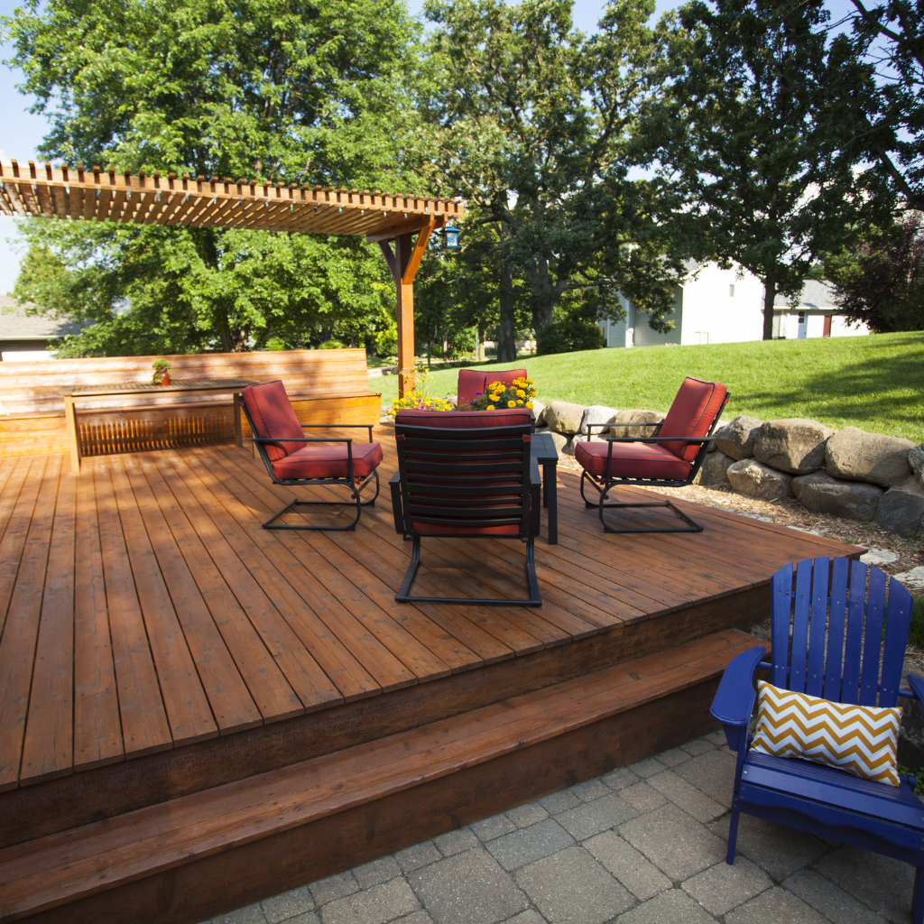 Wooden Patio in Heswall